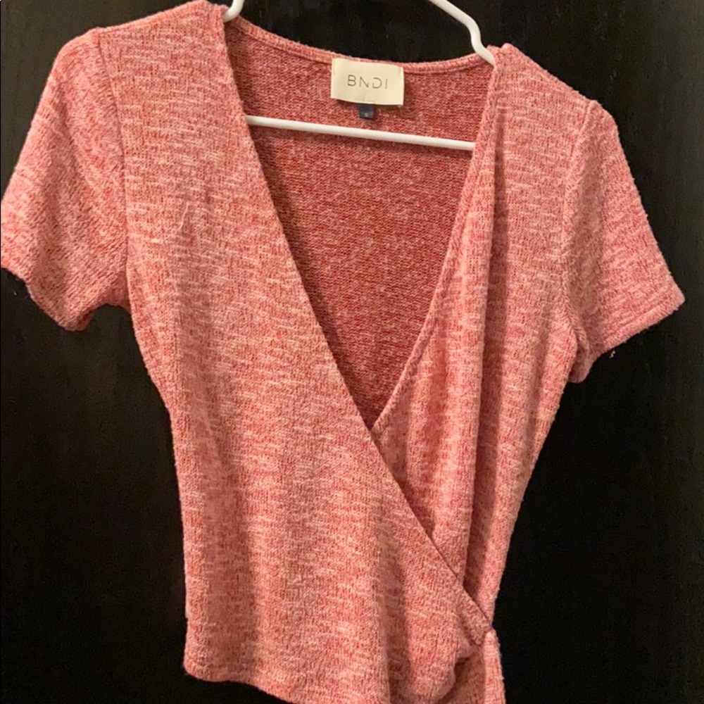 Sweater top wrap from waist